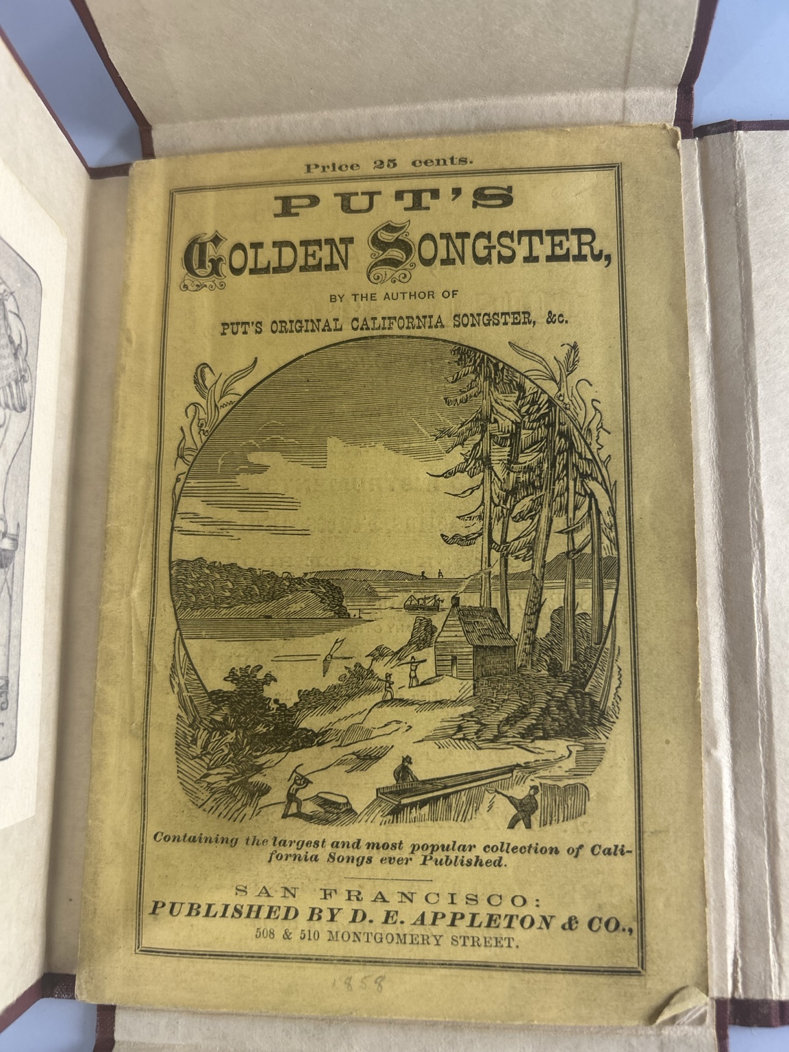 Put’s Golden Songster in its protective enclosure, showing the yellow illustrated wrapper